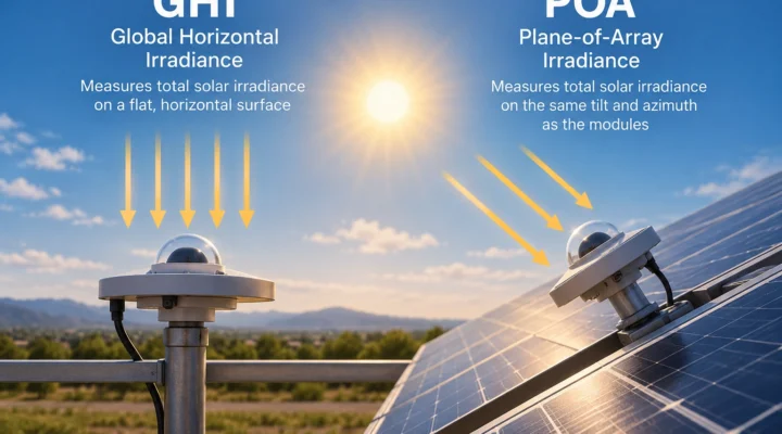 Plane-of-Array vs. Global Horizontal Irradiance